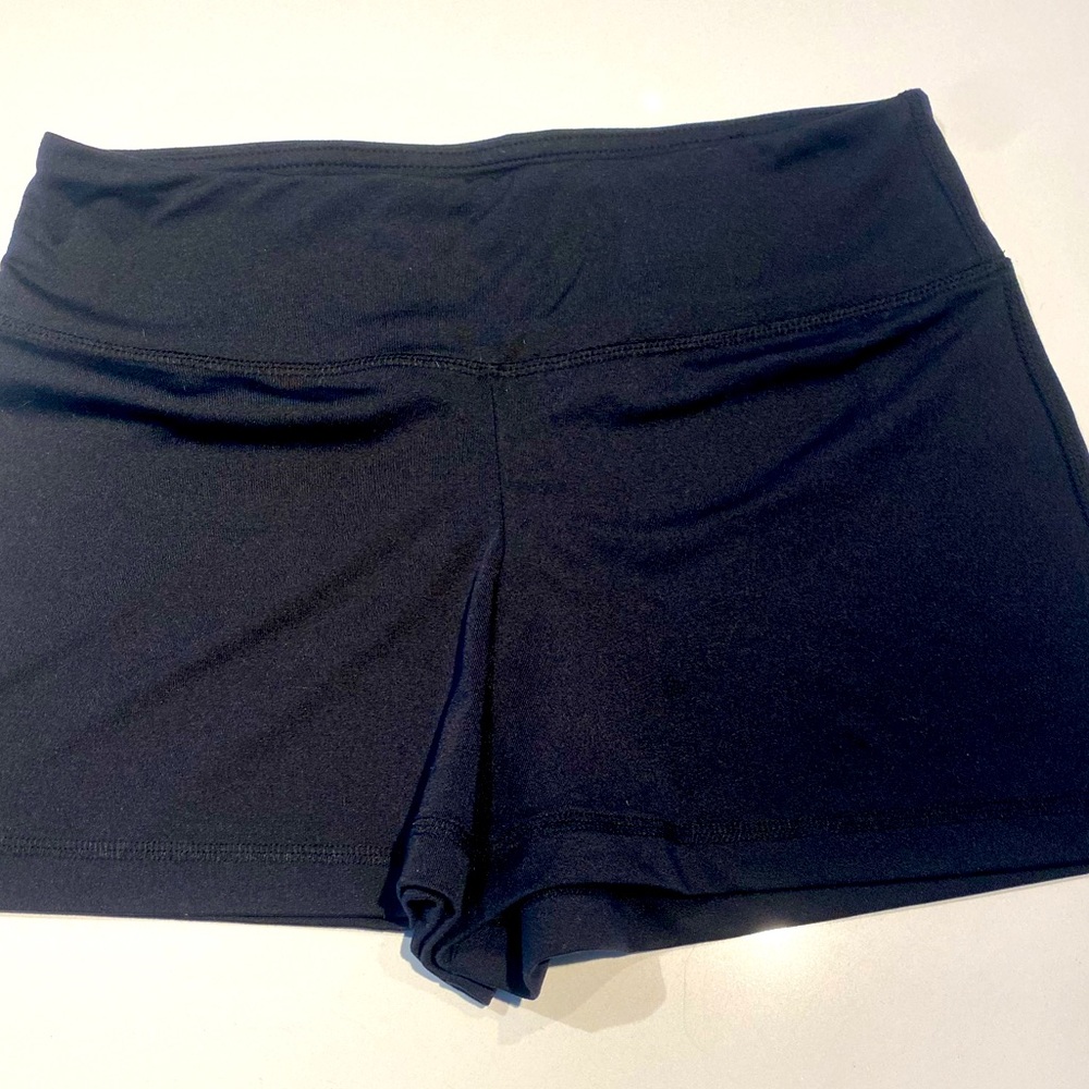 Black gym shorts